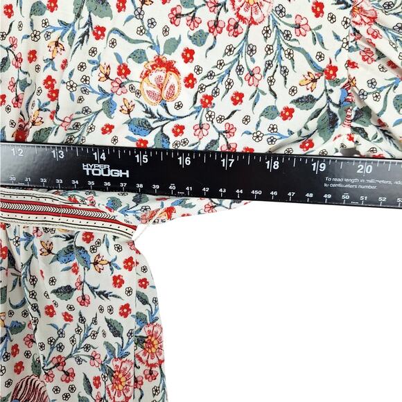 Womens Top Medium Bloomcore Romantic Spring Floral Boho Peasant Cottage Fairy - Picture 4 of 7